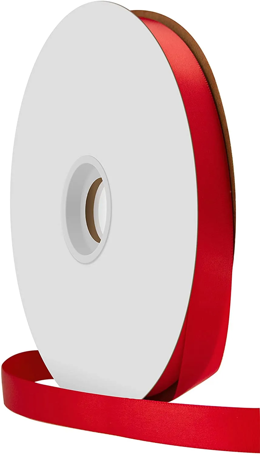 #3 Offray Single Face Satin Ribbon - 5/8" Wide, 100 Yards Long | 1 Spool