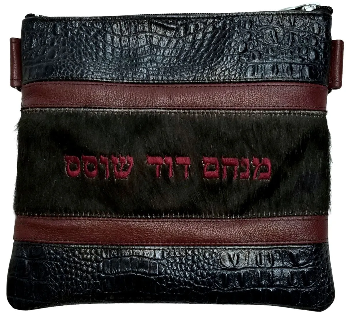 5 Pieces of leather Horizontially Sewn 540I-BK