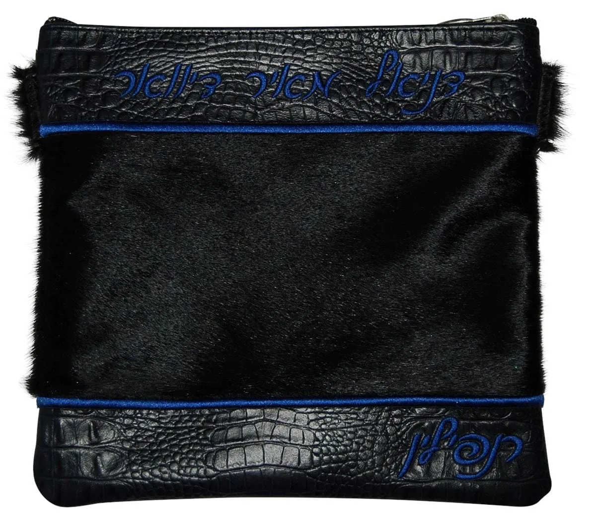 Black Fur & Black Croc 355I-BK