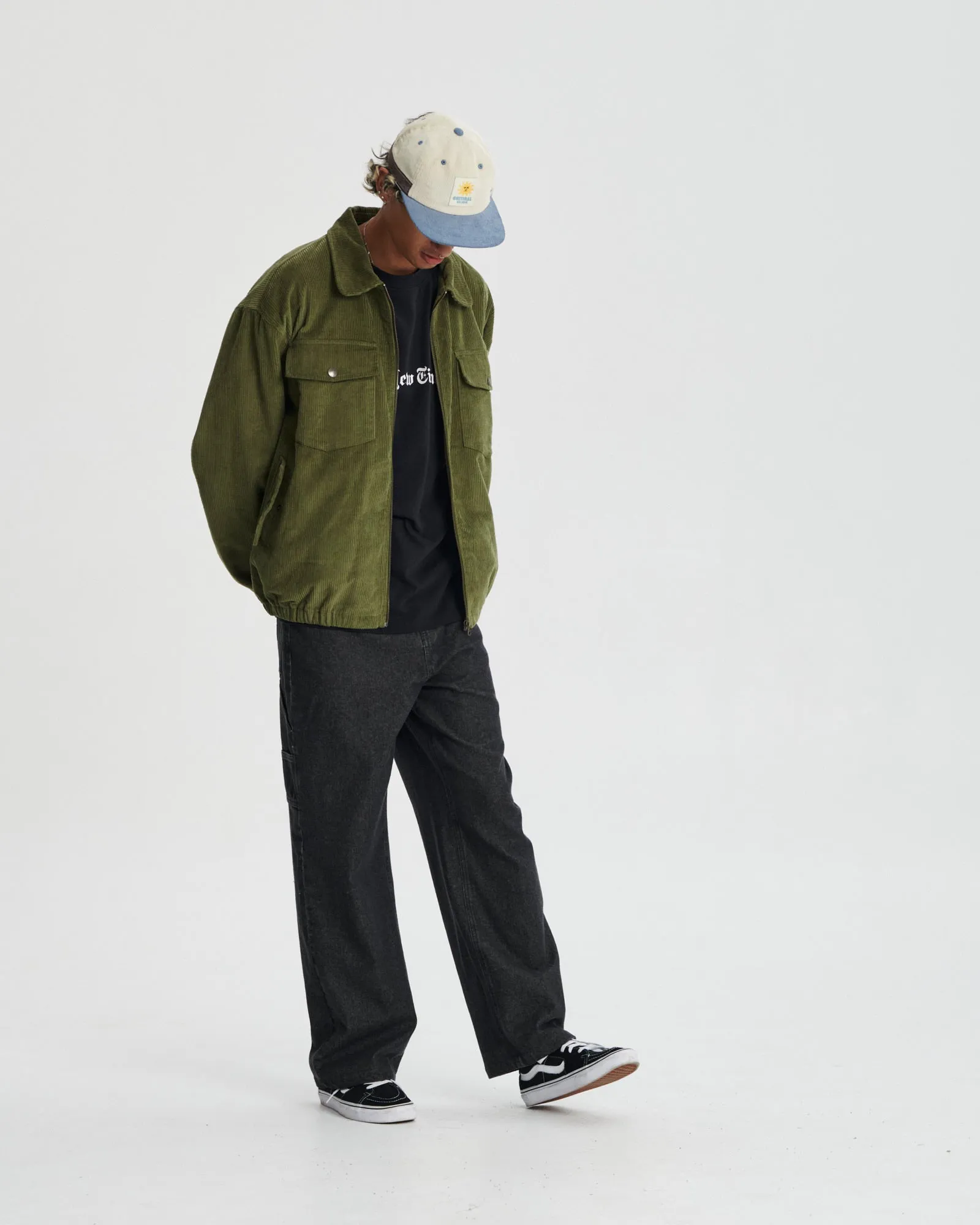 Blackbird Cord Jacket - Olive