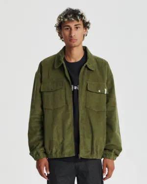 Blackbird Cord Jacket - Olive