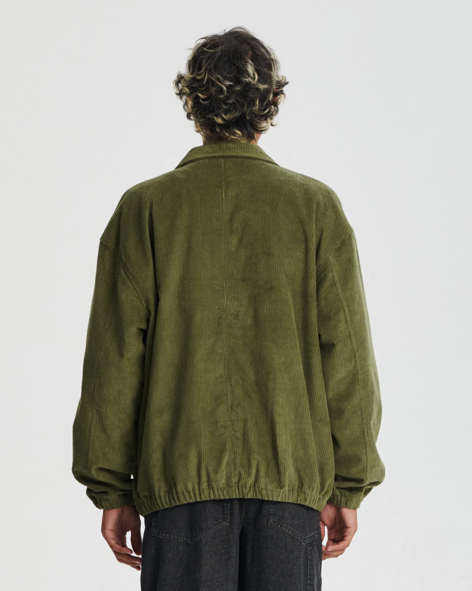 Blackbird Cord Jacket - Olive