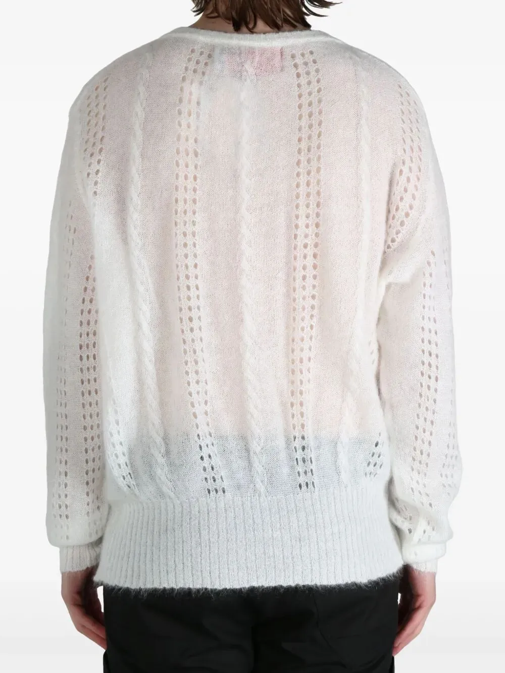 Cardigan In Mohair "Cormagliano"