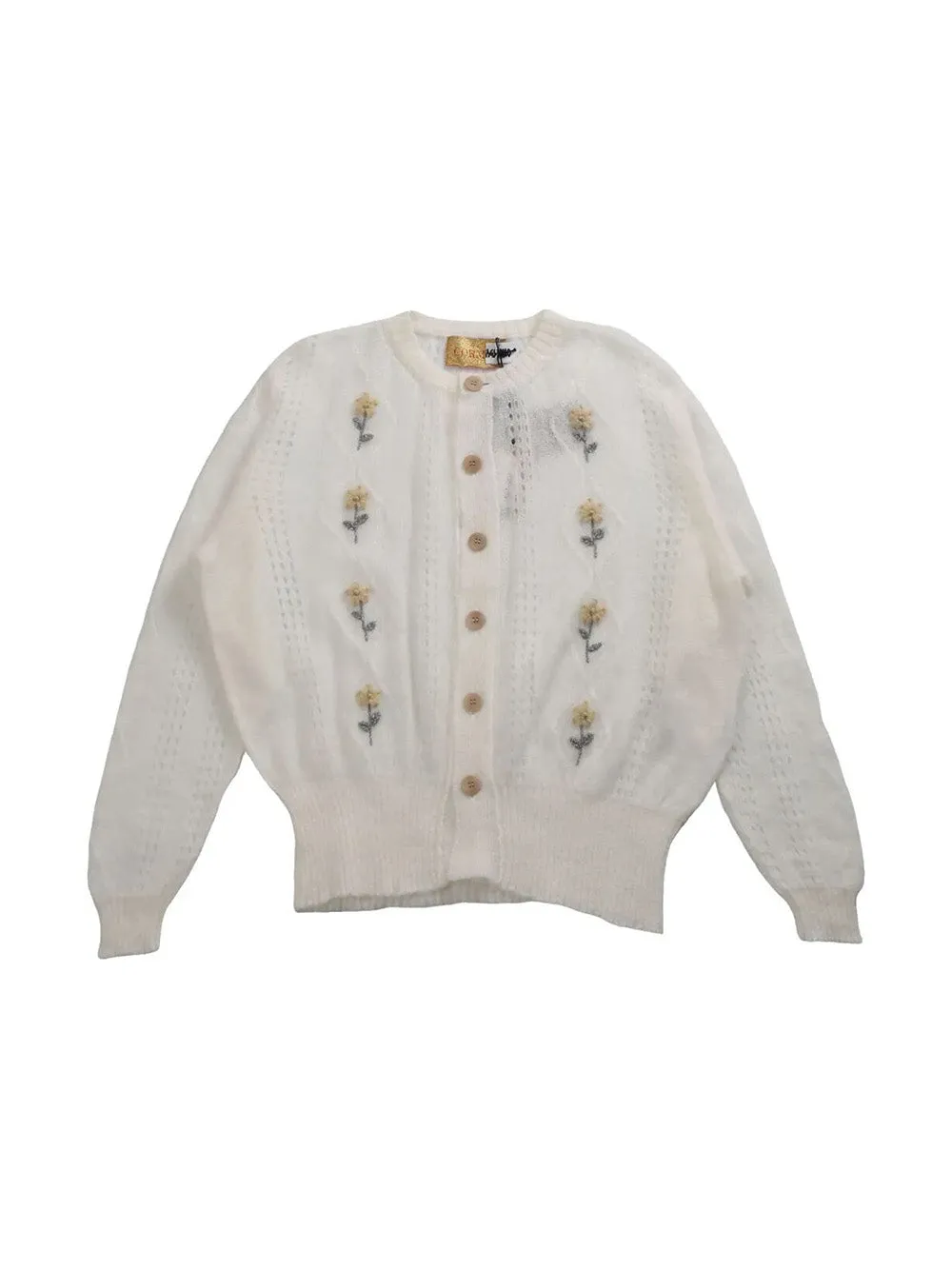 Cardigan In Mohair "Cormagliano"