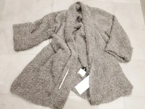 Hand Loom swing coat - alpaca