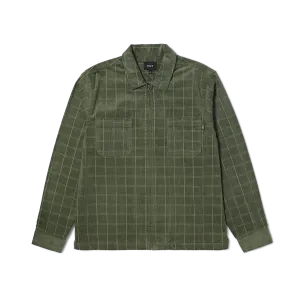 HUF Trenton Zip Shacket - Olive