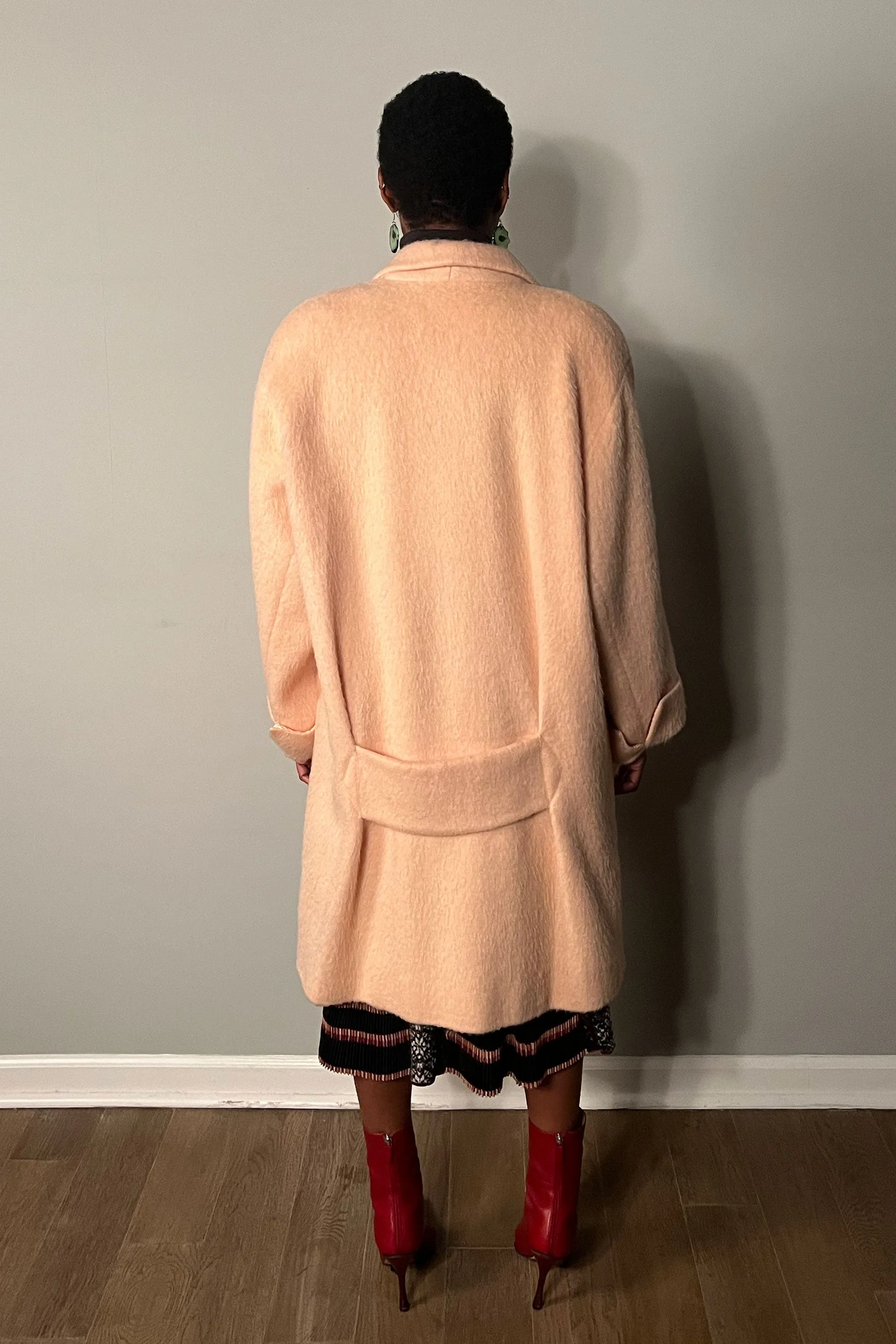 J. Tiktiner Pale Pink Mohair Jacket