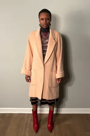 J. Tiktiner Pale Pink Mohair Jacket
