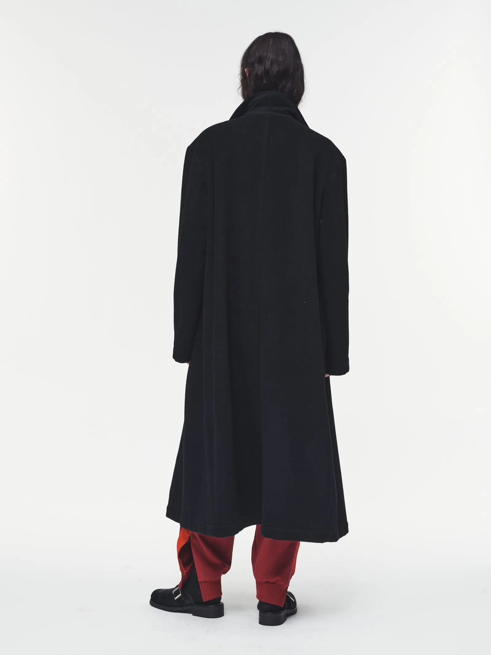 Long DB Overcoat in Black