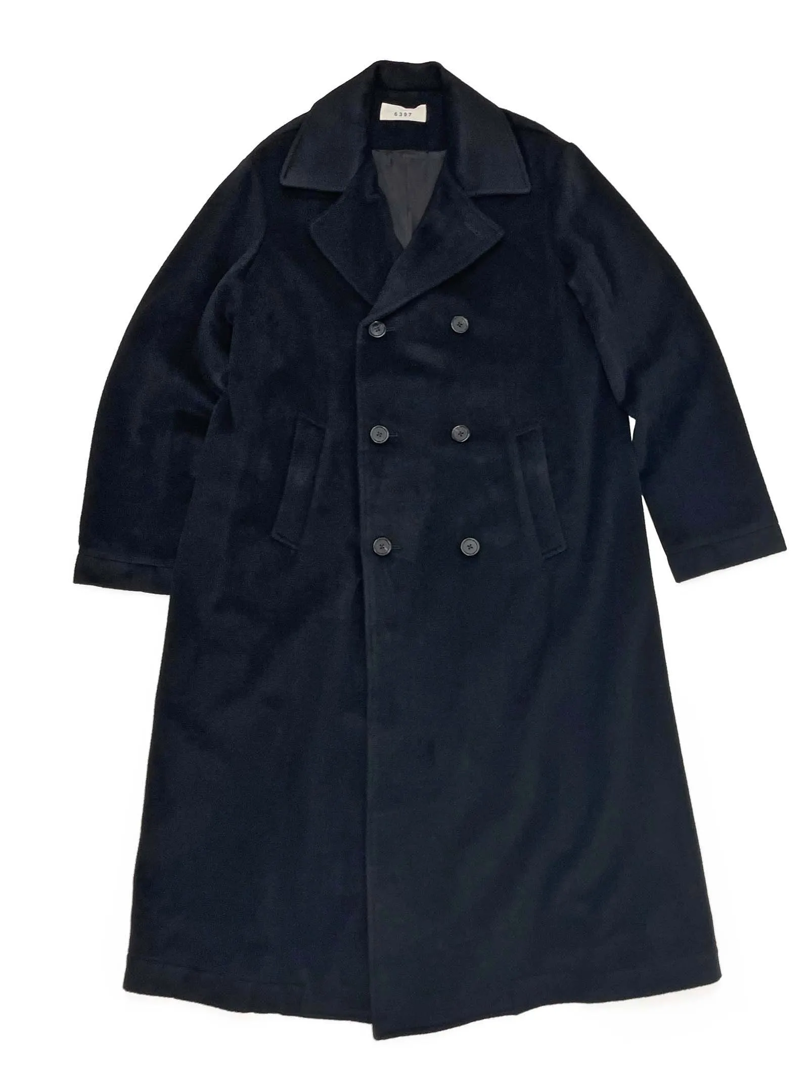 Long DB Overcoat in Black