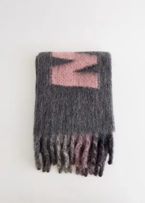 Mohair And Wool Scarf