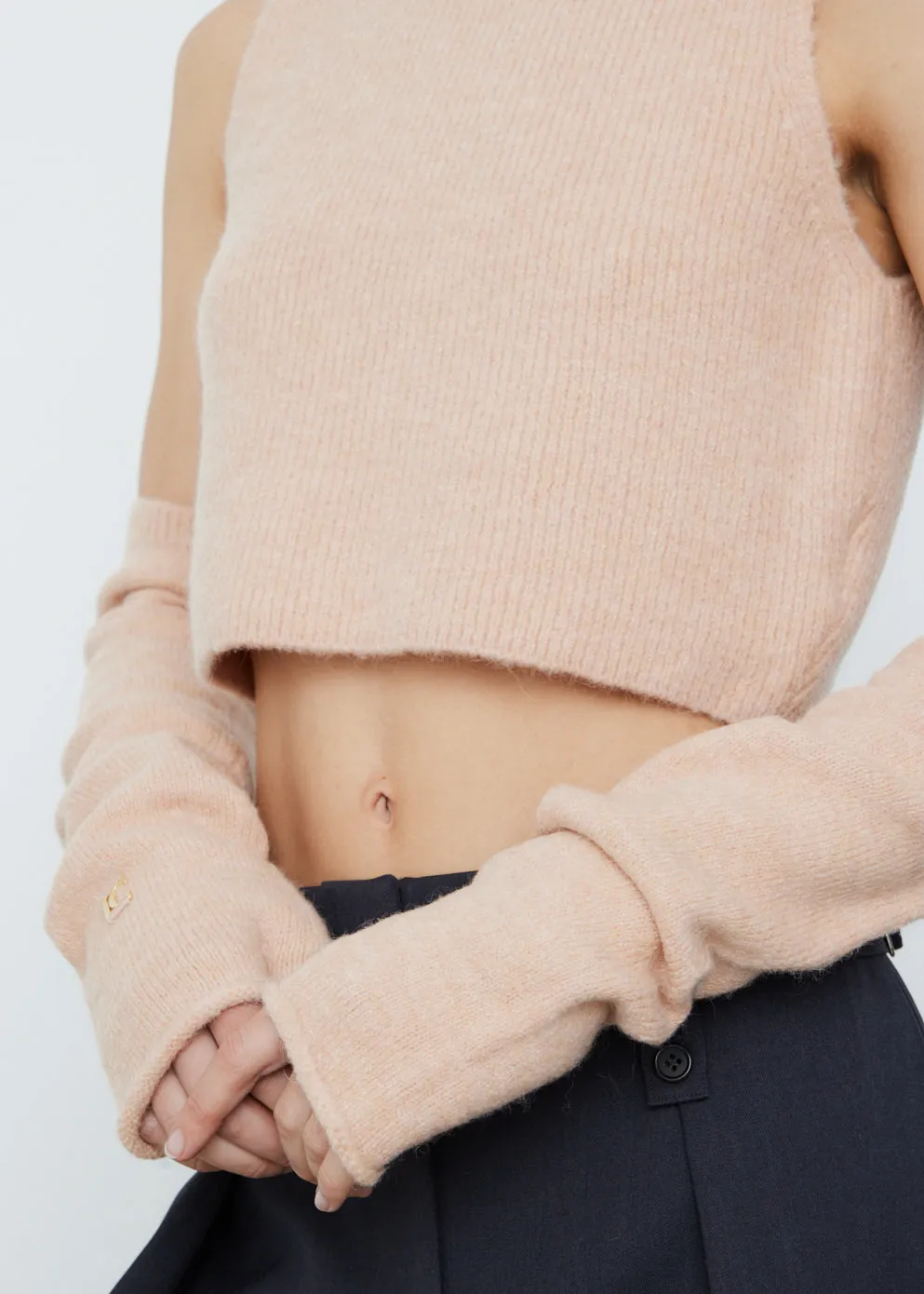 Mohair Halter Top Set