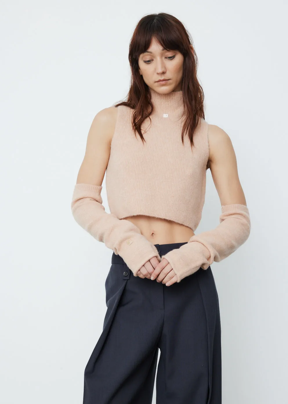 Mohair Halter Top Set
