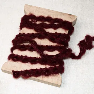 Mohair Warm & Fuzzy Trim in Sangria