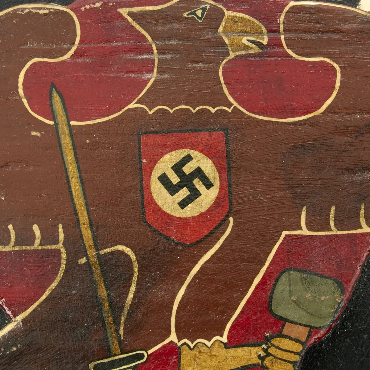 Original German WWII Beer Hall Putsch 10 Year Anniversary Memorial Plaque