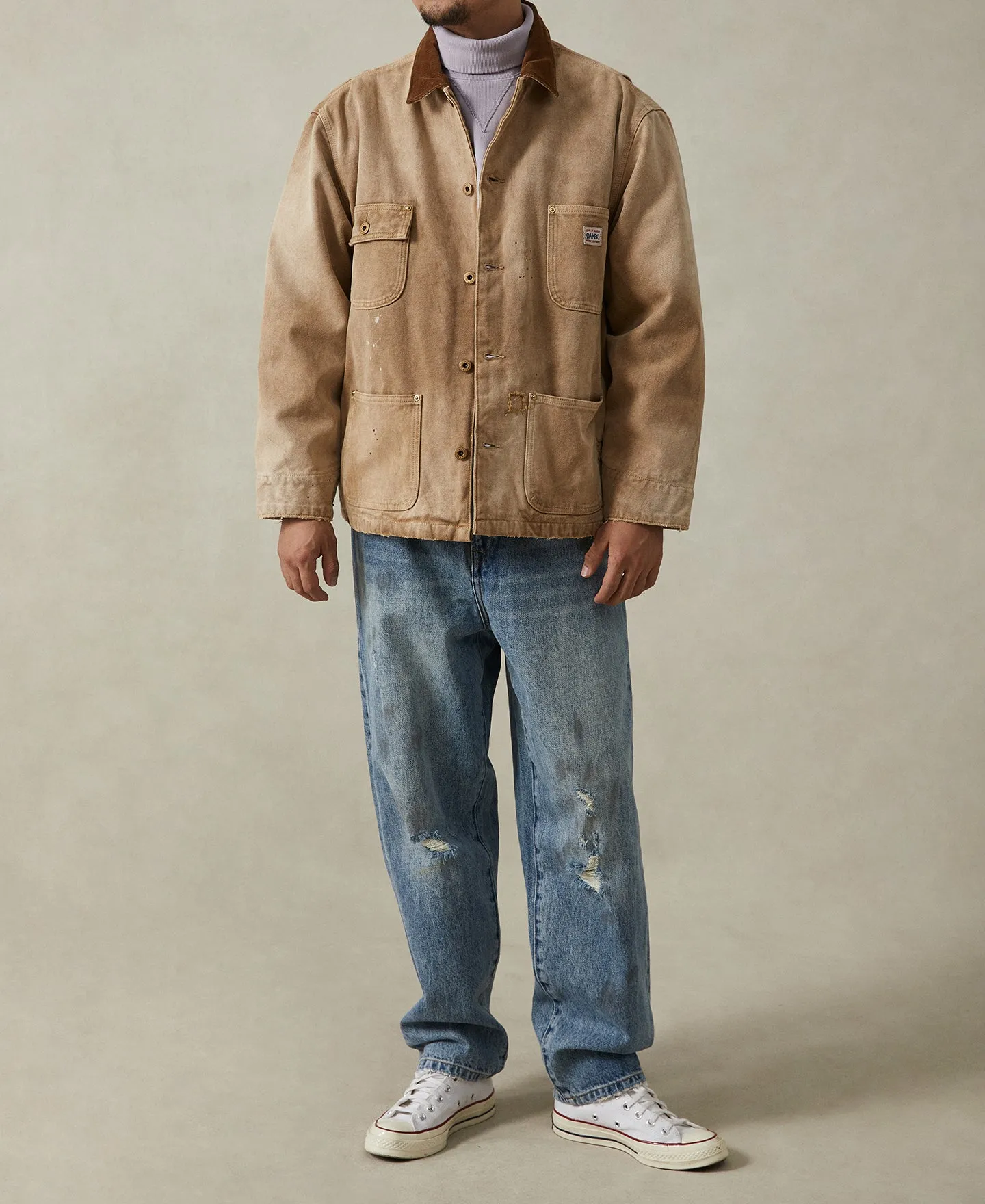 Paint Splatter Canvas Barn Jacket