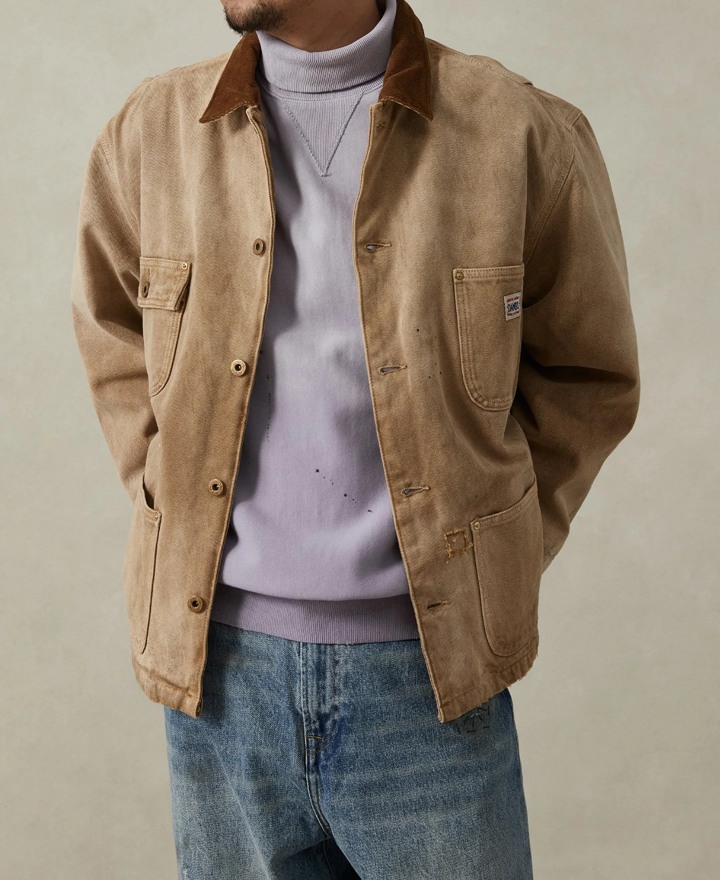 Paint Splatter Canvas Barn Jacket