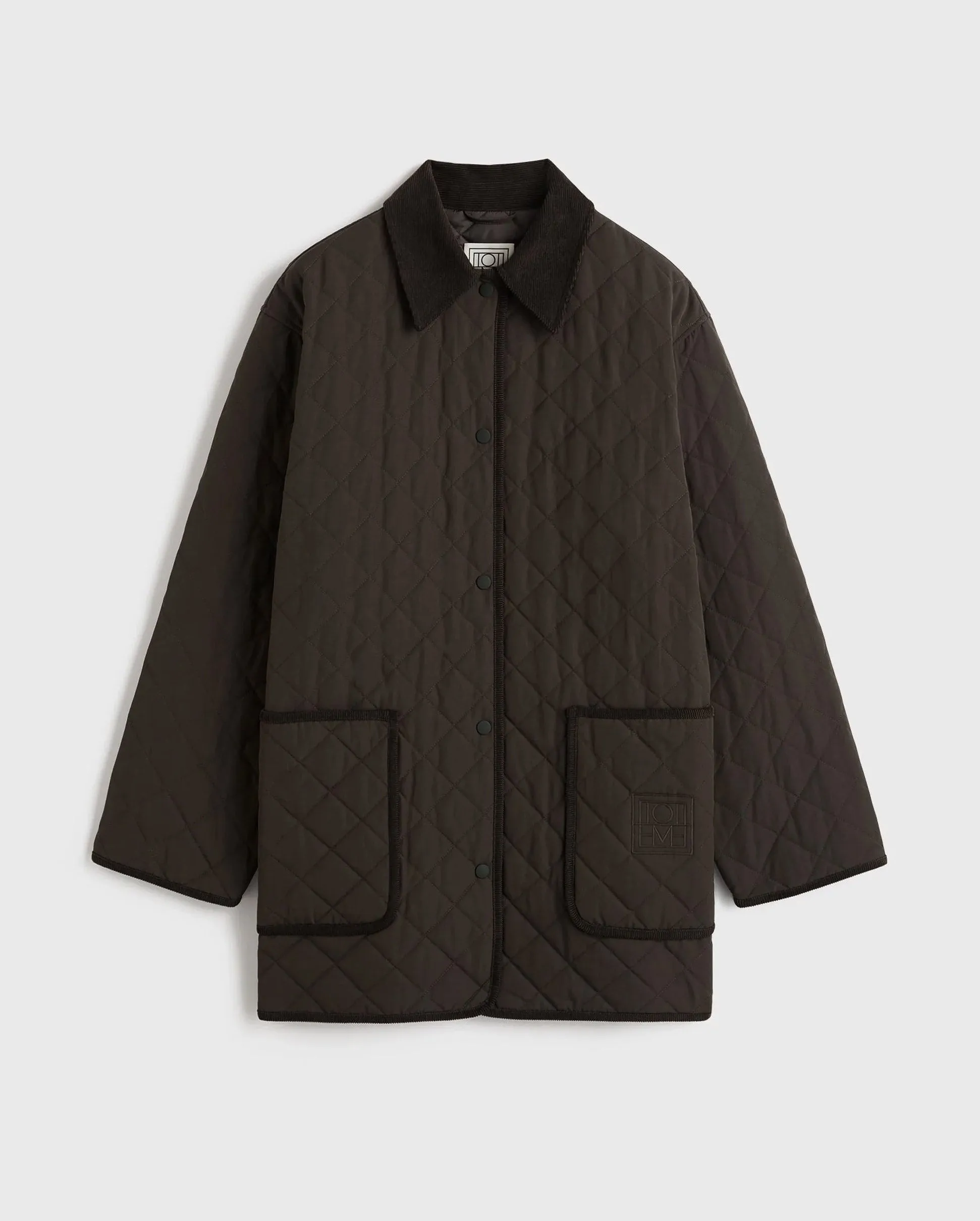 QUILTED BARN JACKET / ESPRESSO