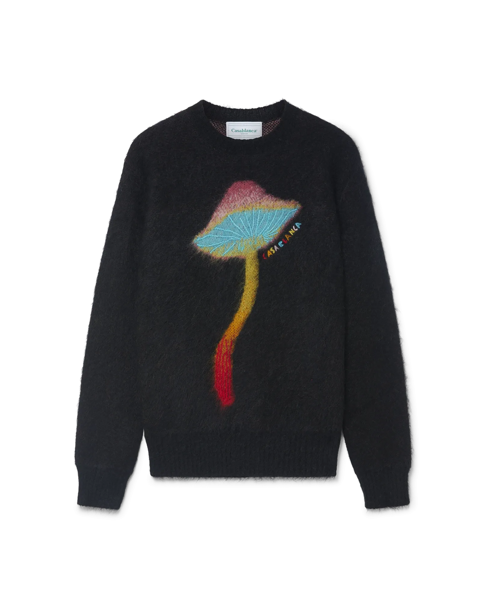 Rainbow Mushroom Mohair Jumper