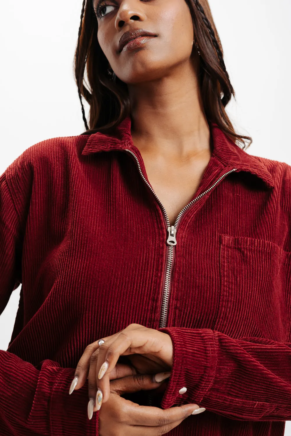 Red Corduroy Jacket