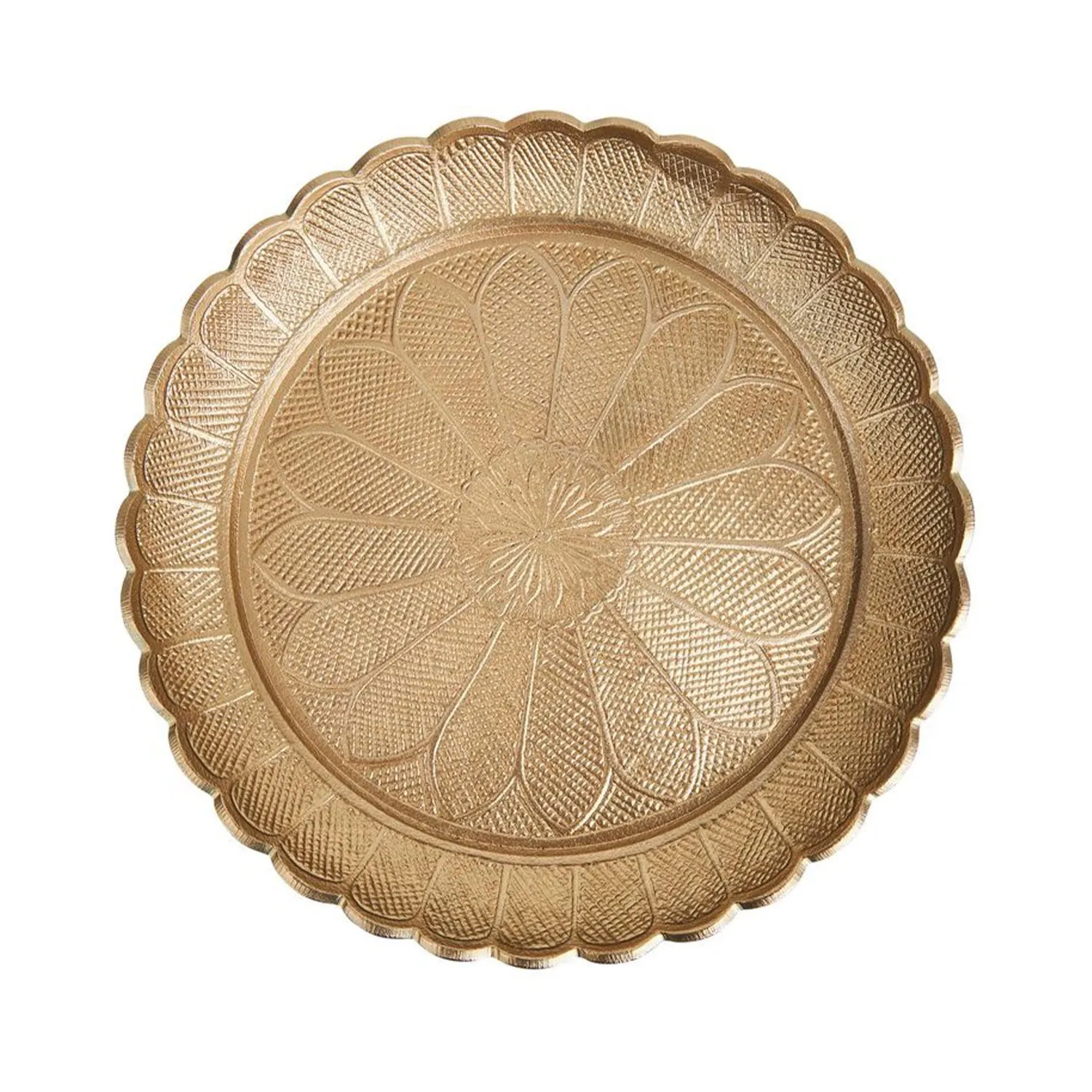 Salad Bowl/Platter Daisy Luxe - Bronze Gold