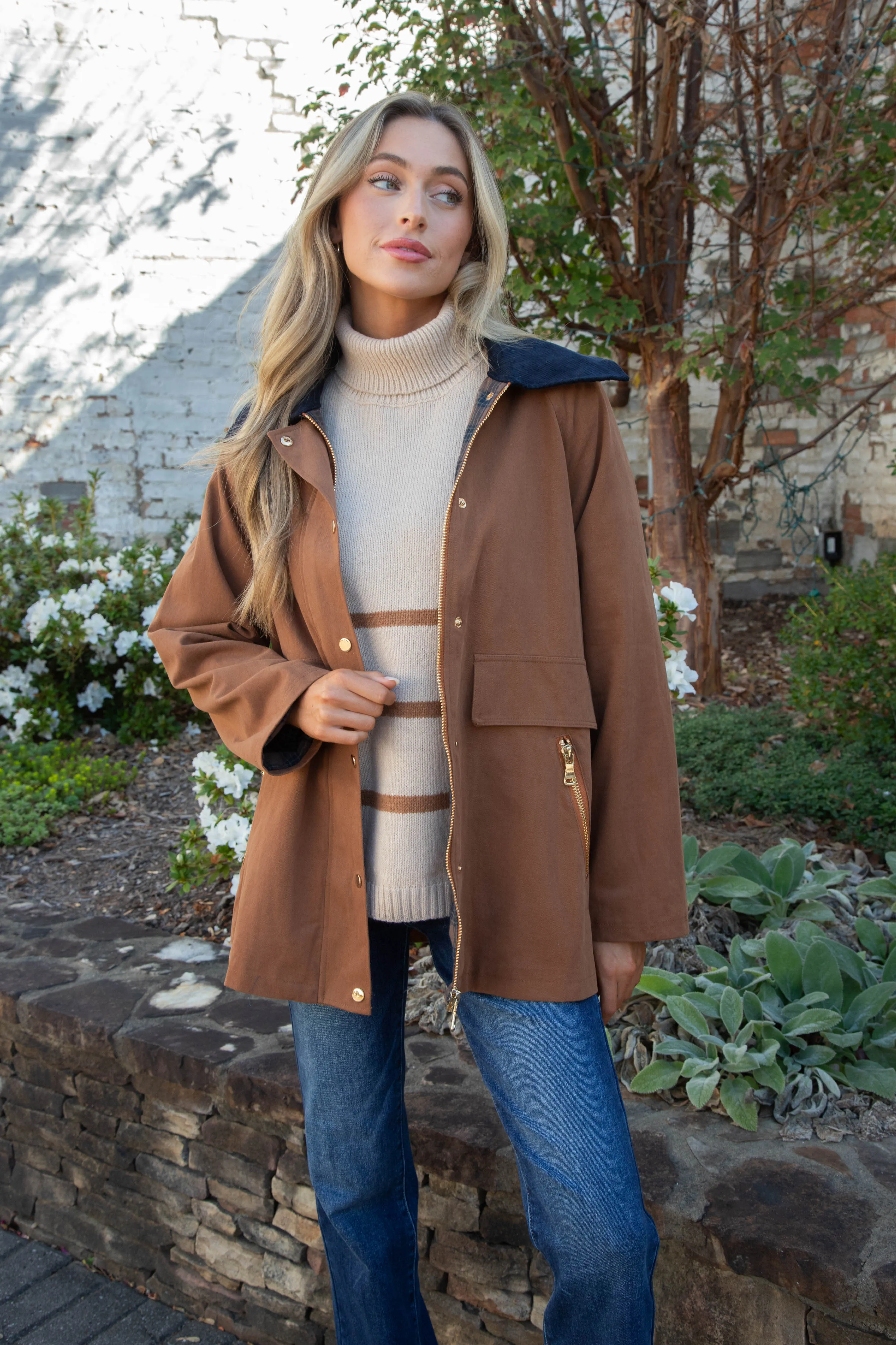 Scottie Barn Jacket, Cognac