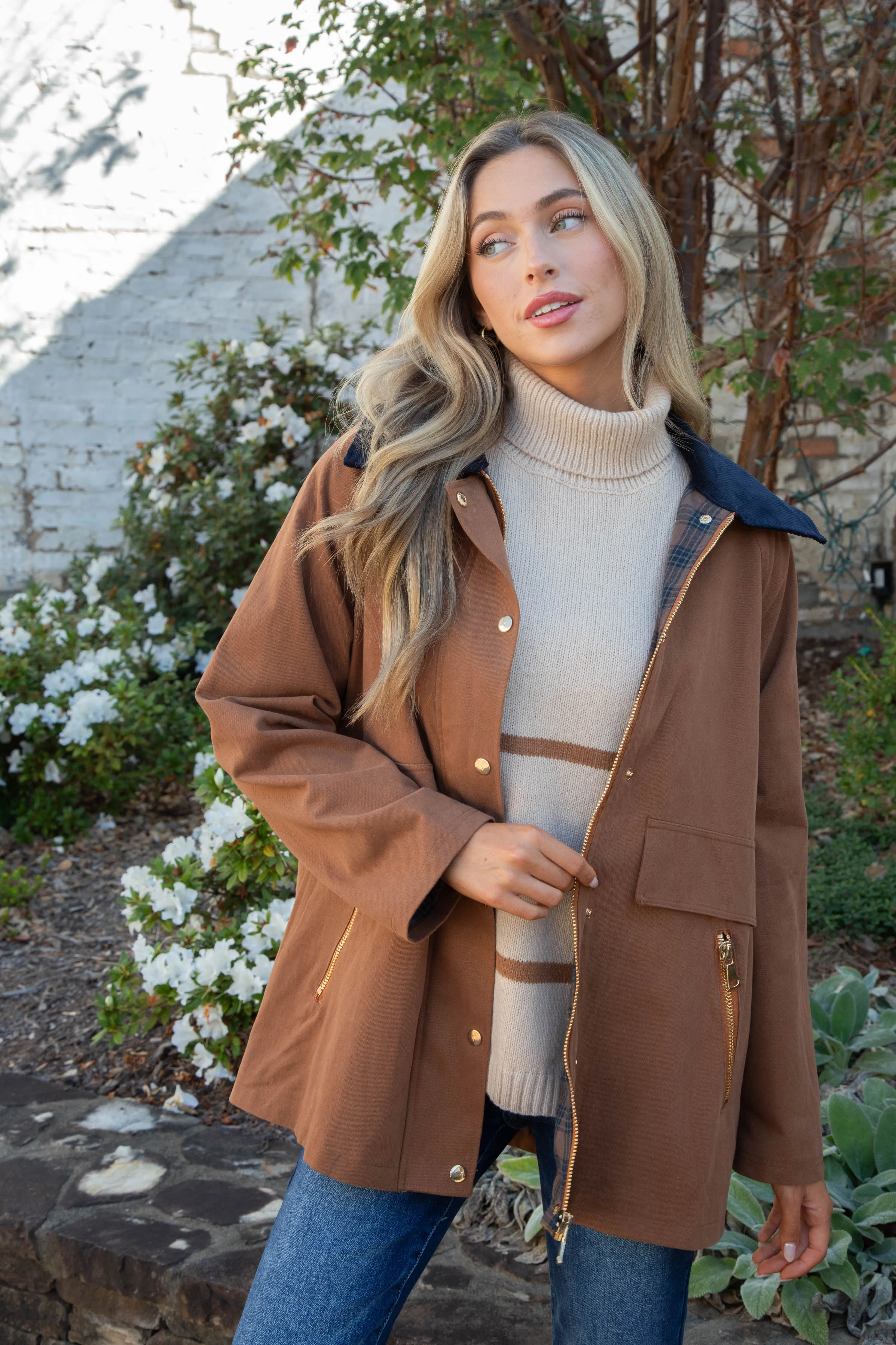 Scottie Barn Jacket, Cognac