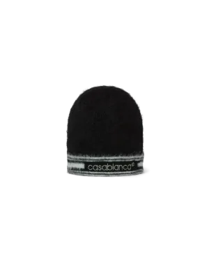 Stripe Mohair Beanie