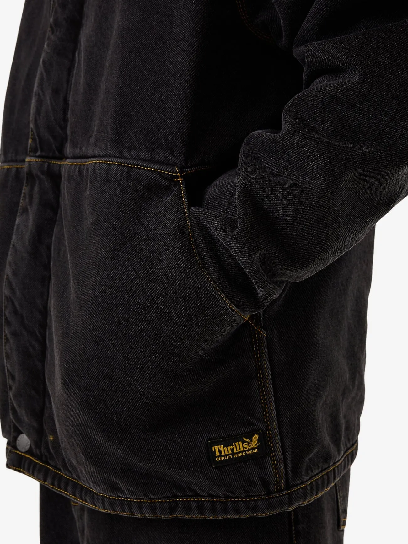 Thrills Union Jacket - Black Bull