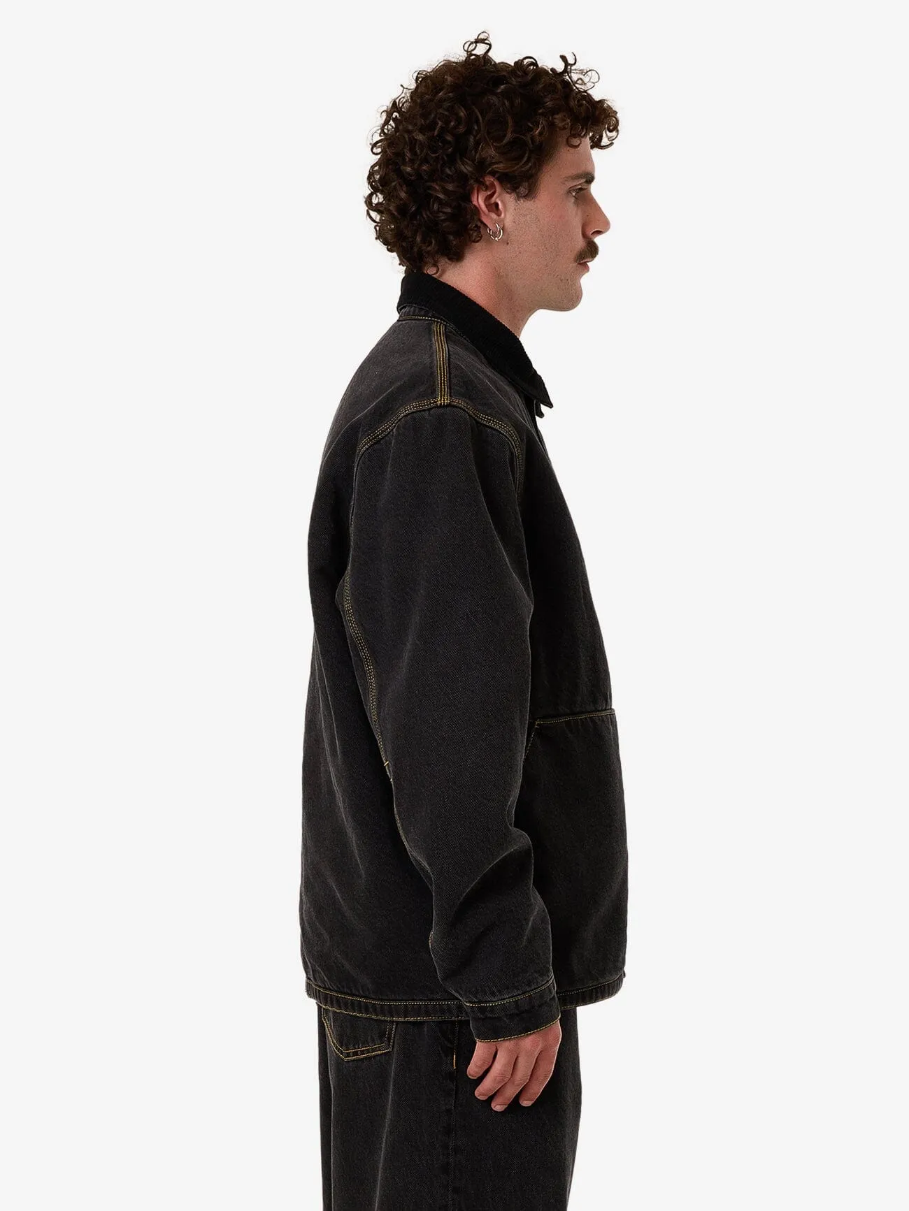 Thrills Union Jacket - Black Bull
