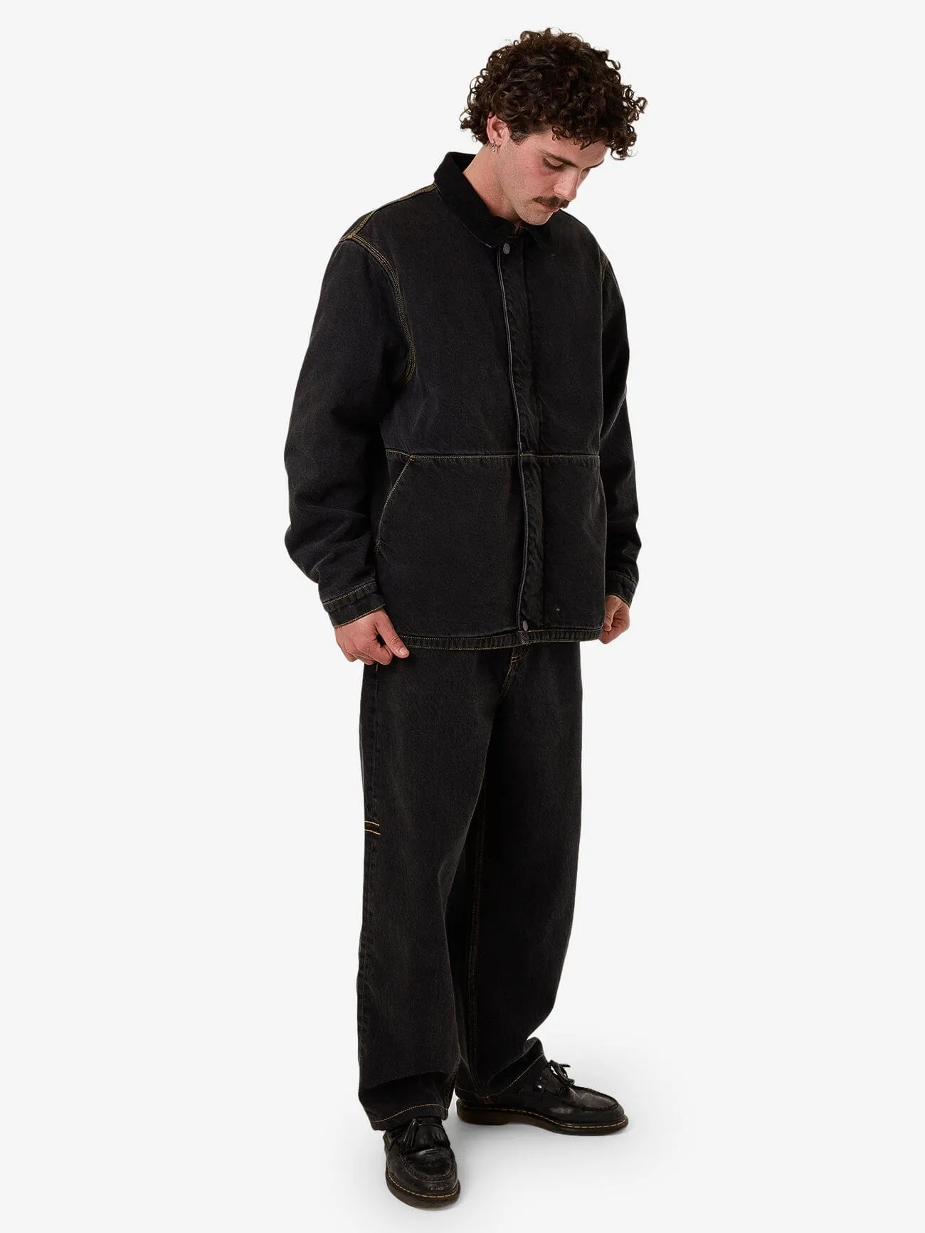 Thrills Union Jacket - Black Bull
