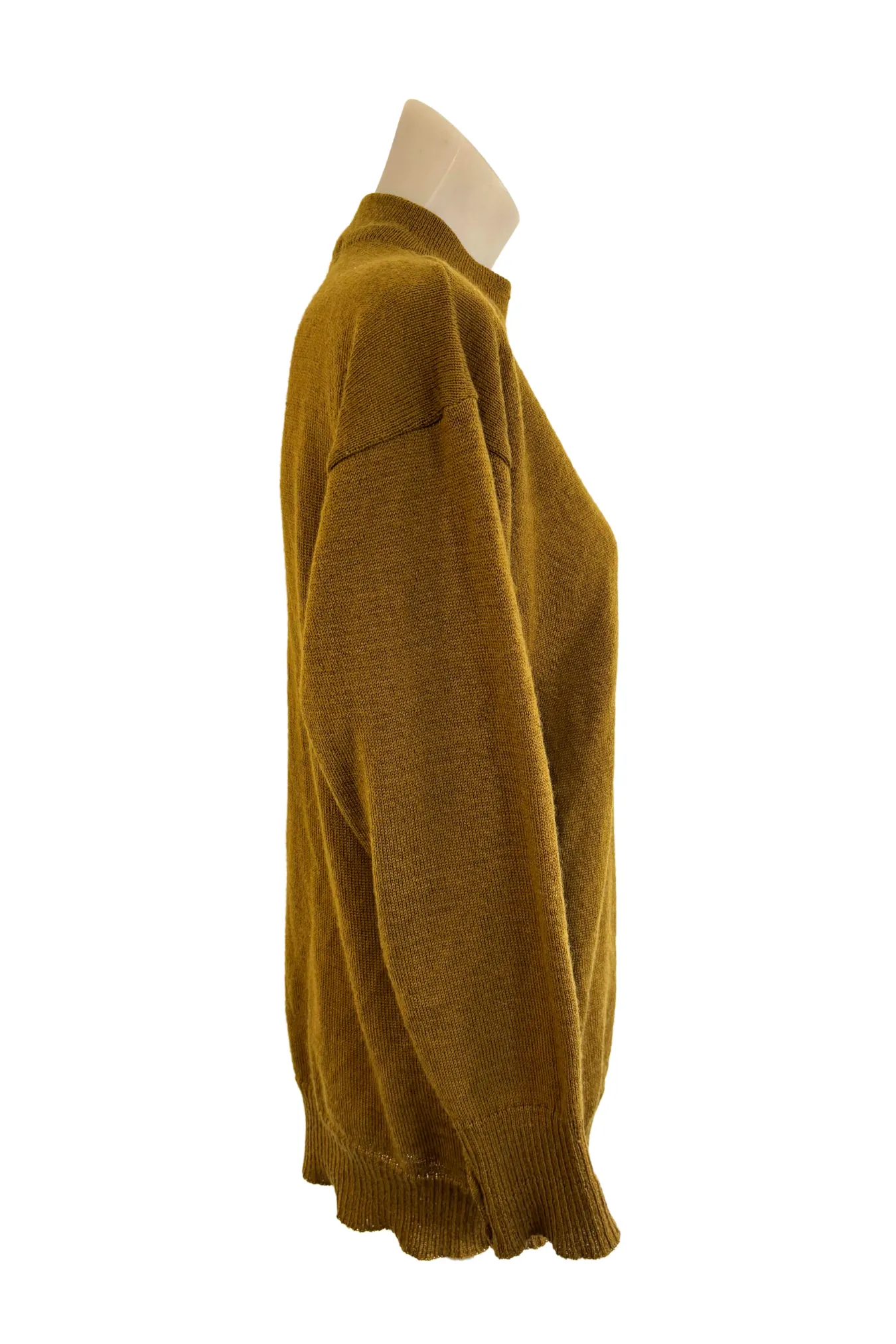 Tricia Scott NZ made wool turtleneck lightweight jumper, S
