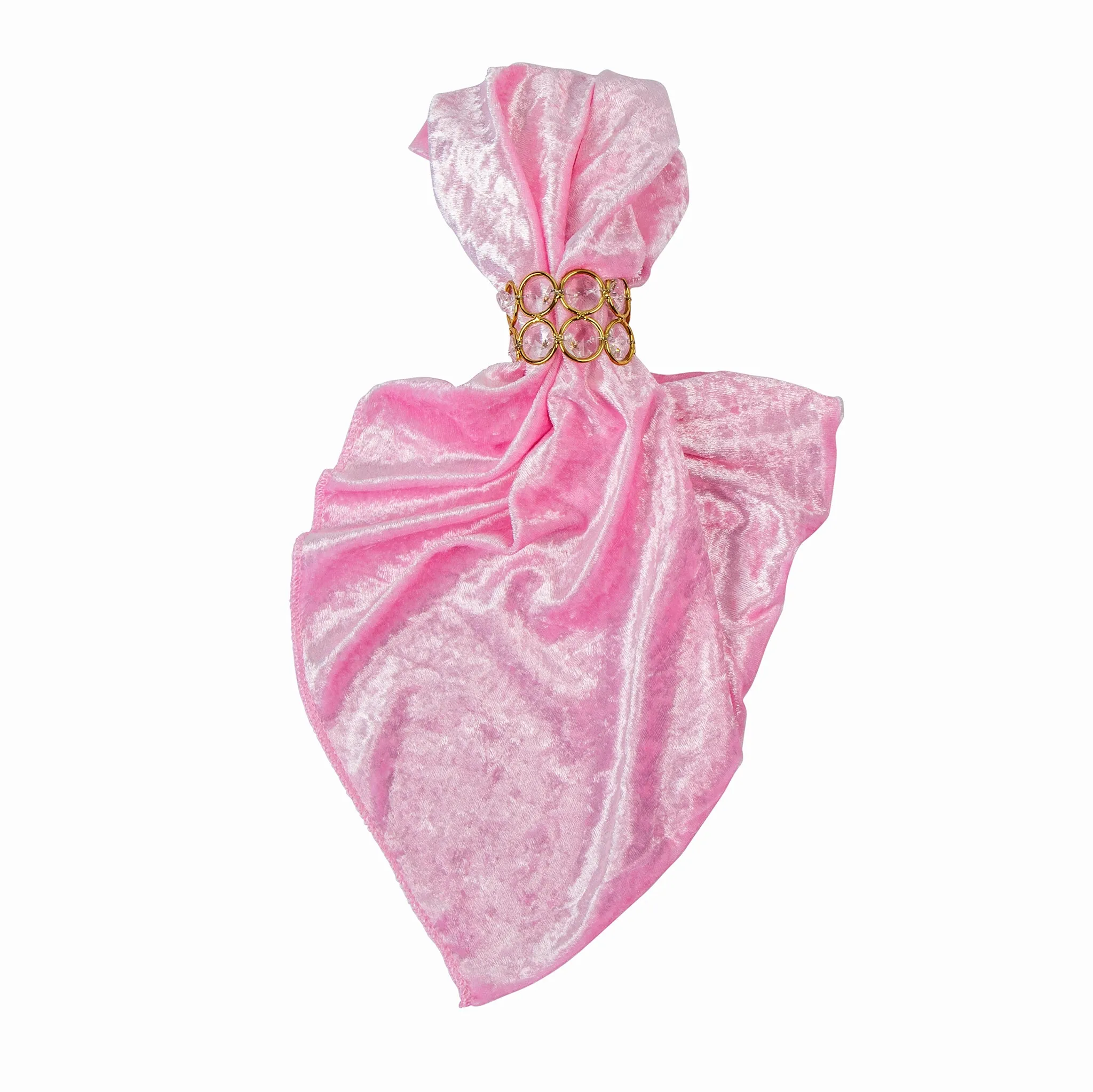Velvet 20"x20" Linen Napkin - Pink