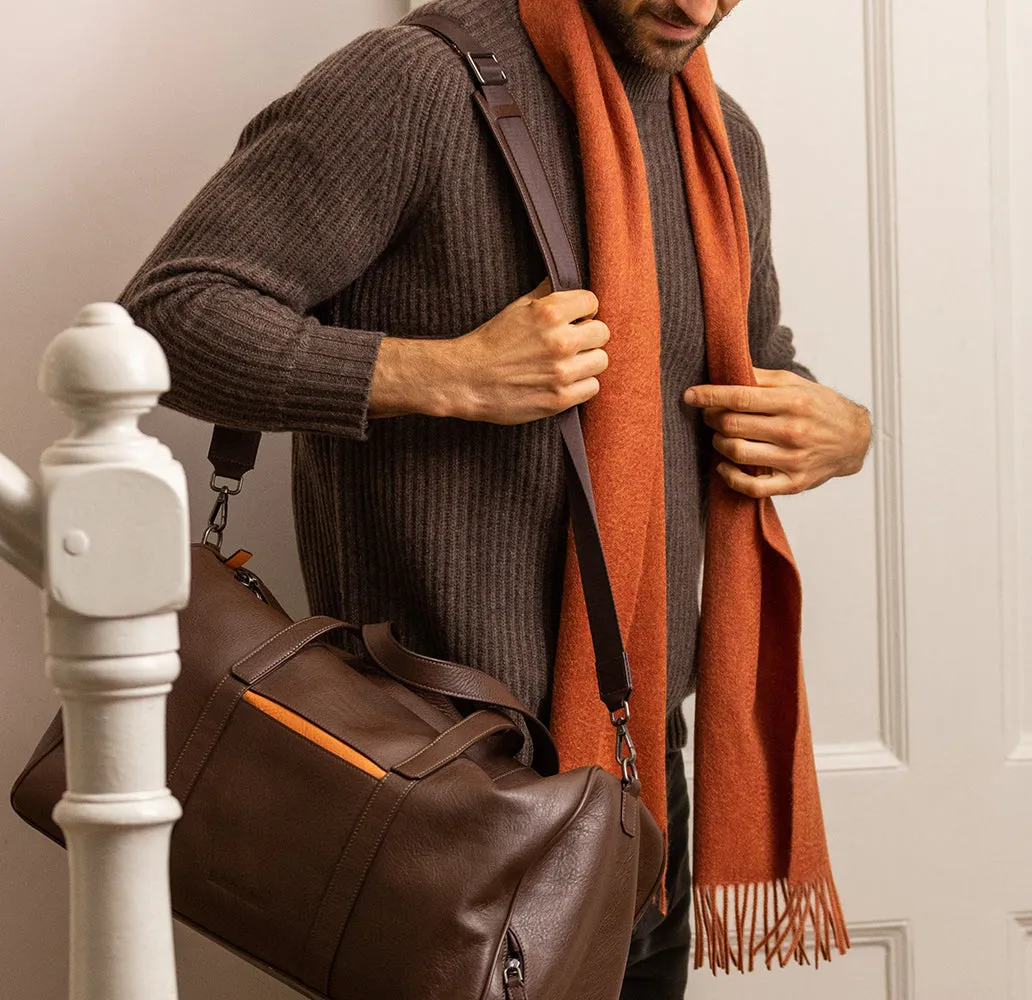 Warm Ginger Pure Cashmere Sandford Scarf