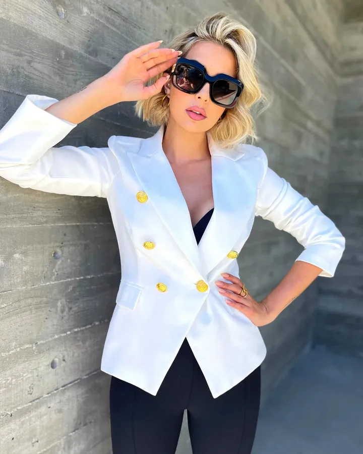 Women's Tailoring Blazer with Buttons