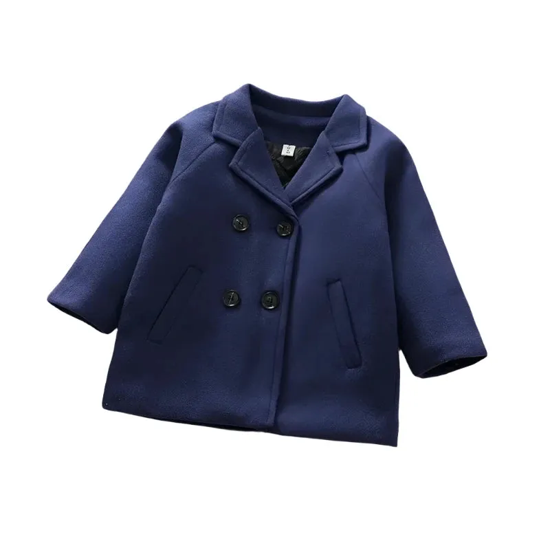 Wool Blend Peacoat