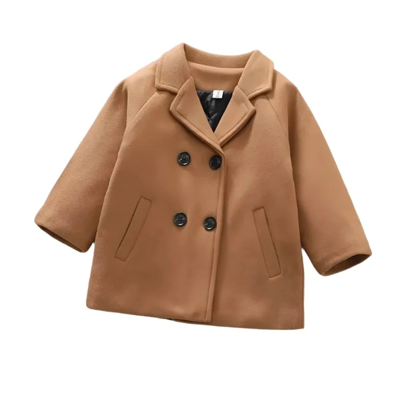 Wool Blend Peacoat